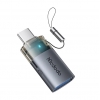 Адаптер McDodo 2-in-1 USB-A to USB-C with TF Card Reader Adapter Black (OT-7600)