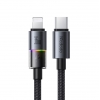 Адаптер McDodo Digital display Lightning to USB-C PD 60W Connector OT-5990 Black Уцінка