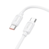 Кабель Hoco X115 Surpass 240W fast charging data cable Type-C to Type-C White