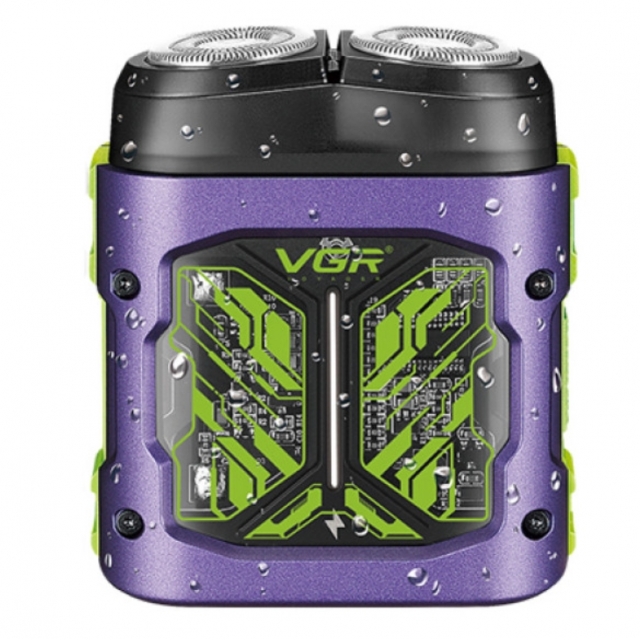 Электробритва VGR V-344, IPX6, Purple (11305)