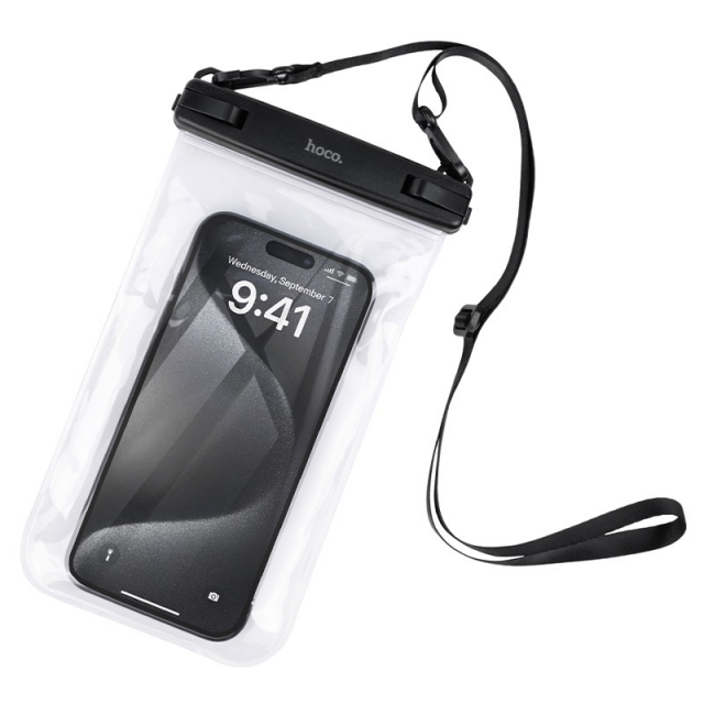 Чохол водонепроникний Hoco HX52 Transparent mobile phone waterproof bag Black
