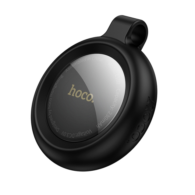 Поисковый трекер брелок Hoco E100 Graceful Intelligent positioning anti-lost device (for iOS) Black  (E100)