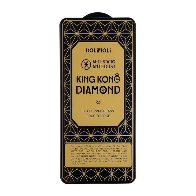Защитное стекло KingKong Diamond Xiaomi Redmi Note 13/13 Pro/Plus/13R Pro/14S/Poco M6 Pro/X6/X6 Pro/X6 Neo/Turbo 4