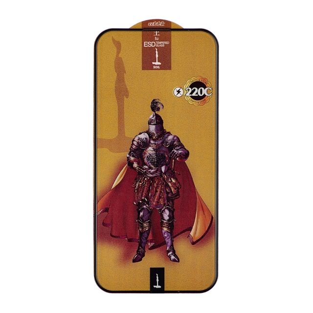 Захисне скло Ninja Orange Apple iPhone 15 Pro Black