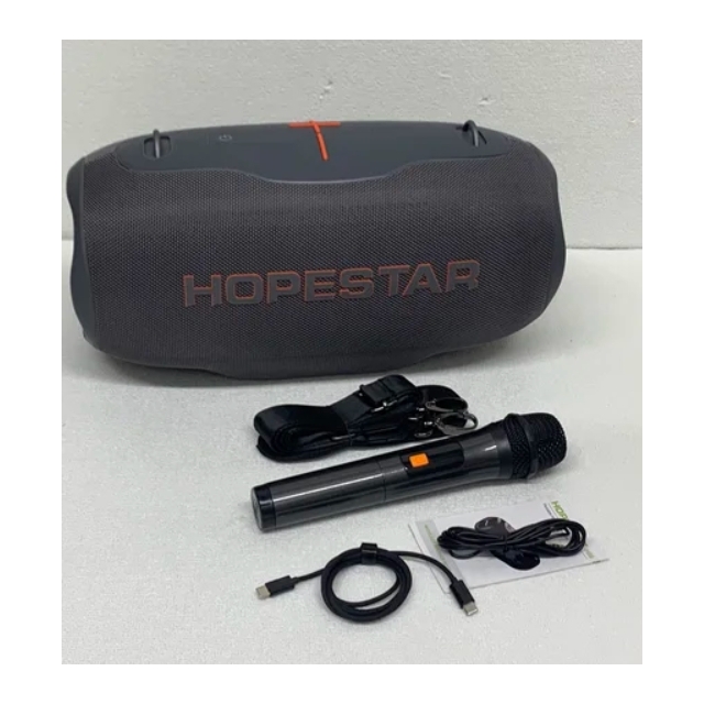 Портативна Bluetooth-колонка Hopestar H86 with one UHF microphone Black
