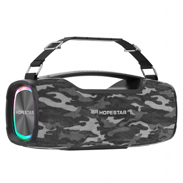 Портативна Bluetooth-колонка Hopestar A6X Camouflage Gray