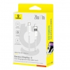 Кабель Baseus Display 2 Fast Charging Data Cable USB-C to iP 20W 2m White
