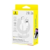 Кабель Baseus Display 2 Fast Charging Data Cable USB-A to iP 2.4A 1m White