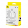 Кабель Baseus Display 2 Fast Charging Data Cable USB-A to iP 2.4A 2m White