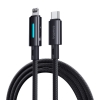 Кабель Baseus Lit Button Control Fast Charging Data Cable USB-C to iP 20W 1m Black