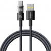 Кабель Baseus Display 2 Fast Charging Data Cable USB-A to USB-C 100W 2m Black (P10382701111-00)