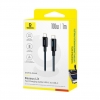 Кабель Baseus Lit Button-Control Fast Charging Data Cable USB-C to USB-C 100W 1m Black