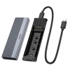 Внешний карман Hoco HB47 M.2 SSD Enclosure(USB3.1/6Gbps) Gray (HB47)