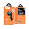 АЗП Hoco Z61A Correct PD60W(2C1A) cigarette lighter car charger Black