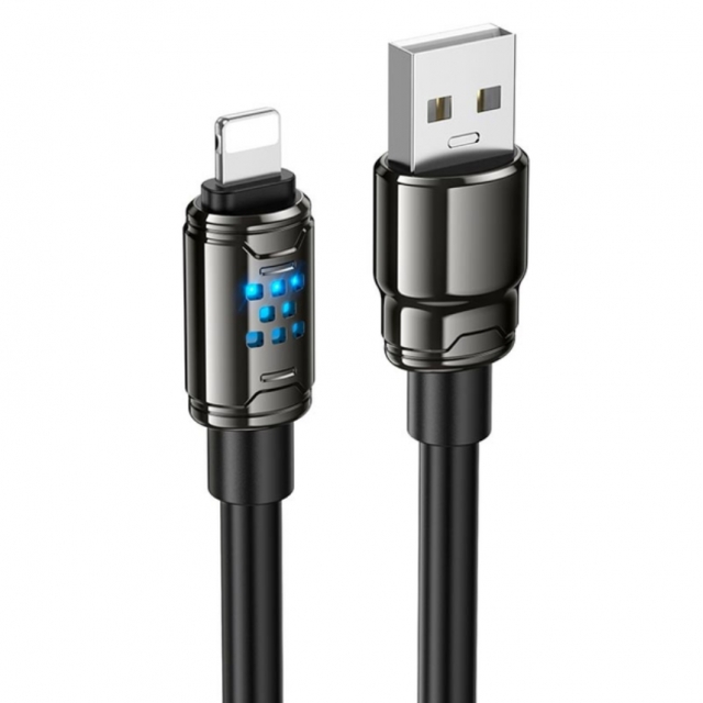 Кабель Hoco U143 Joy charging data cable iP Black (U143)