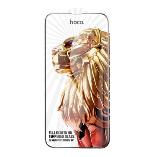 Захисне скло Hoco Full screen HD tempered glass series set for iP17 Air (G9) Black
