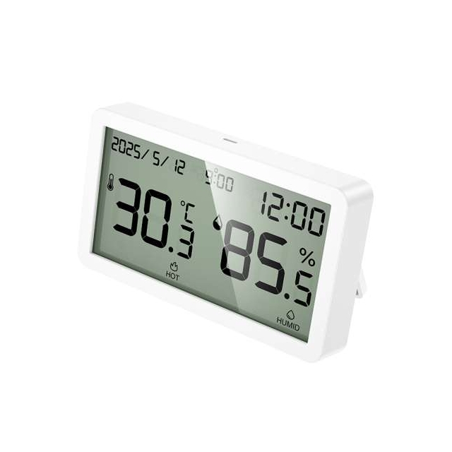 Гігрометр Hoco HX42 indoor electronic alarm clock thermometer and hygrometer White