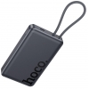 Power Bank Hoco Q44 Origen dual PD20W magnetic power bank with cable dark(10000mAh) Gray (Q44)