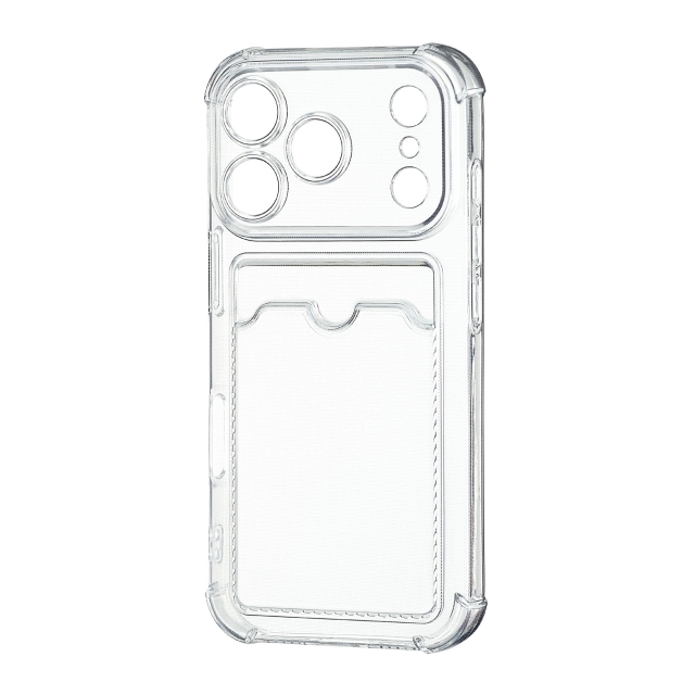 Чехол Clear Pocket Case Protected Camera iPhone 17 Pro Прозрачный