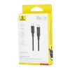 Кабель Baseus Lit Button-Control Fast Charging Data Cable USB-C to USB-C 100W 2m Black (P10379000121-01)
