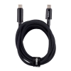 Кабель Baseus Lit Button-Control Fast Charging Data Cable USB-C to USB-C 100W 2m Black (P10379000121-01)