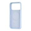 Чехол Silicone Case Full Cover with MagSafe iPhone 17 Pro Mist Blue