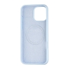 Чехол Silicone Case Full Cover with MagSafe iPhone 16 Pro Max Mist Blue