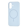 Чехол Silicone Case Full Cover with MagSafe iPhone 16 Mist Blue