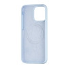 Чехол Silicone Case Full Cover with MagSafe iPhone 15 Pro Max Mist Blue