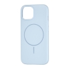 Чехол Silicone Case Full Cover with MagSafe iPhone 15 Mist Blue