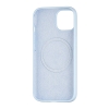 Чехол Silicone Case Full Cover with MagSafe iPhone 15 Mist Blue