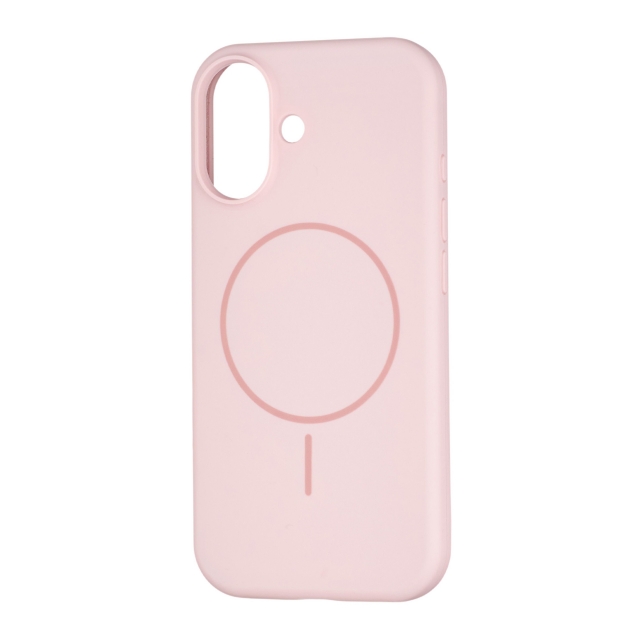 Чохол Silicone Case Full Cover with MagSafe iPhone 17 Pink Sand