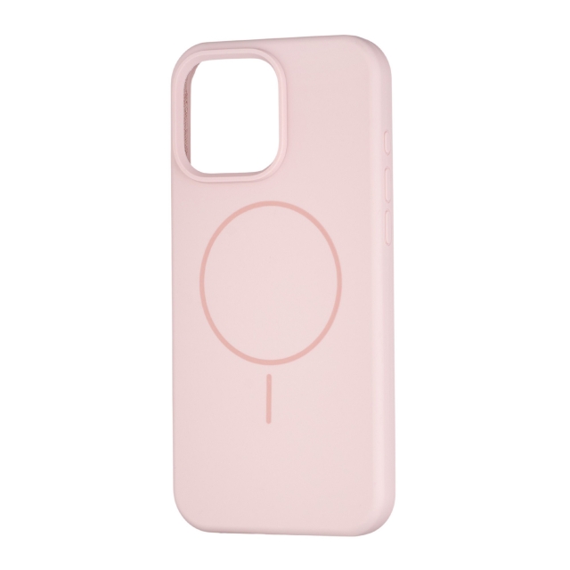 Чохол Silicone Case Full Cover with MagSafe iPhone 16 Pro Max Pink Sand