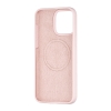 Чехол Silicone Case Full Cover with MagSafe iPhone 15 Pro Max Pink Sand