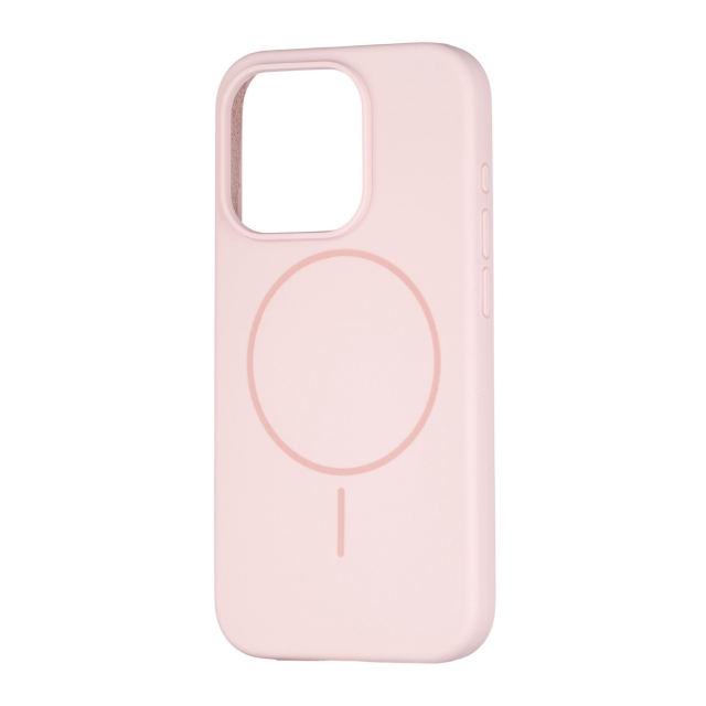 Чохол Silicone Case Full Cover with MagSafe iPhone 15 Pro Pink Sand