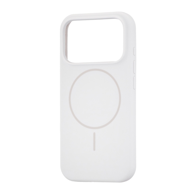 Чехол Silicone Case Full Cover with MagSafe iPhone 17 Pro White