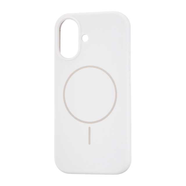 Чехол Silicone Case Full Cover with MagSafe iPhone 17 White