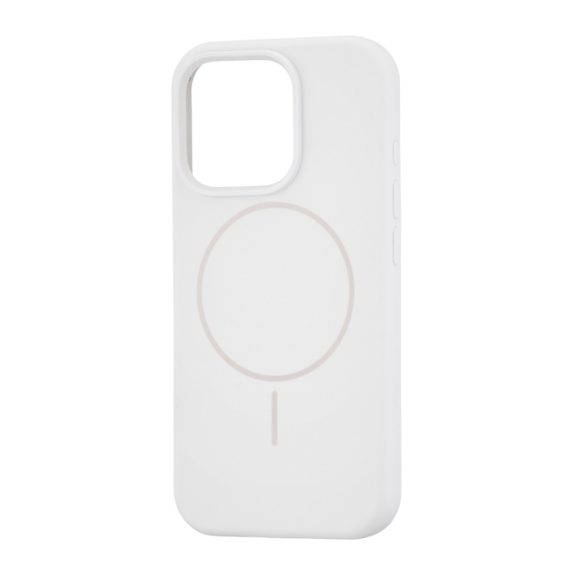 Чехол Silicone Case Full Cover with MagSafe iPhone 16 Pro White