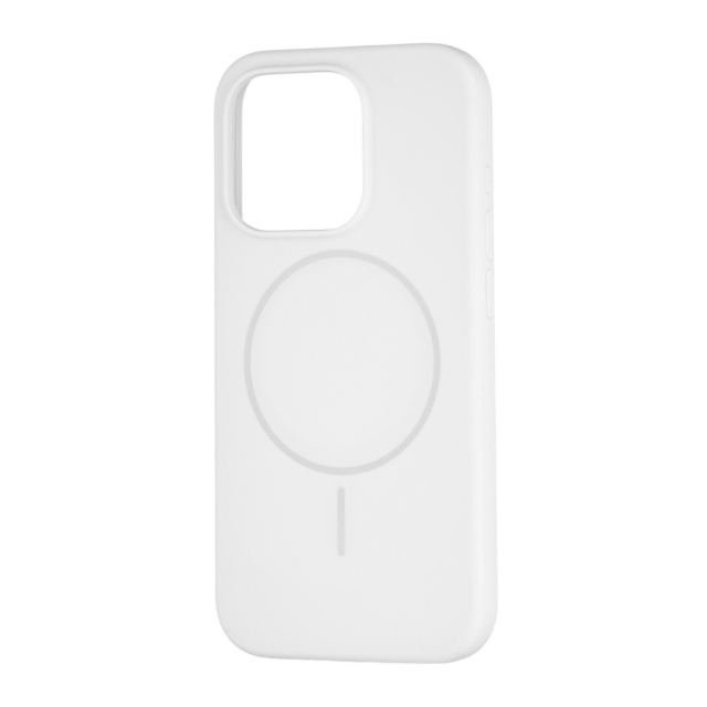 Чехол Silicone Case Full Cover with MagSafe iPhone 15 Pro White