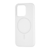 Чехол Silicone Case Full Cover with MagSafe iPhone 15 Pro White