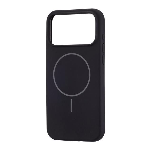 Чохол Silicone Case Full Cover with MagSafe iPhone 17 Pro Max Black
