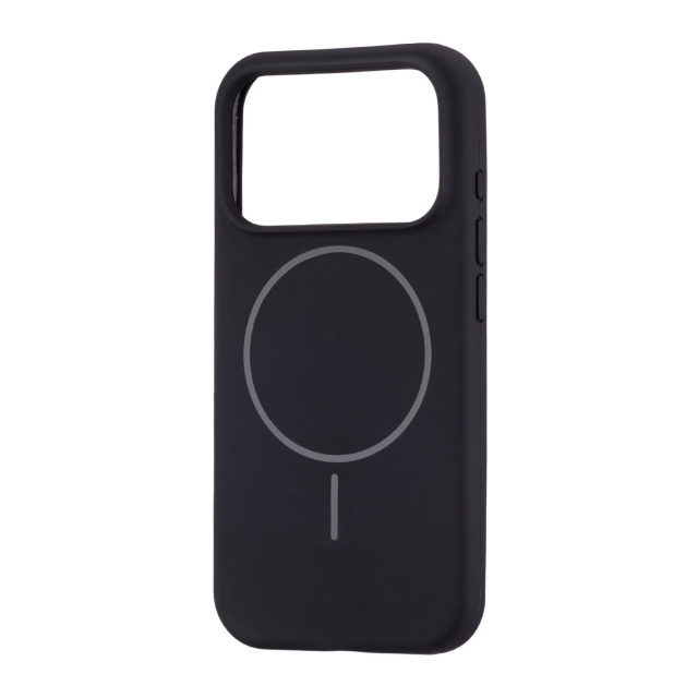 Чохол Silicone Case Full Cover with MagSafe iPhone 17 Pro Black