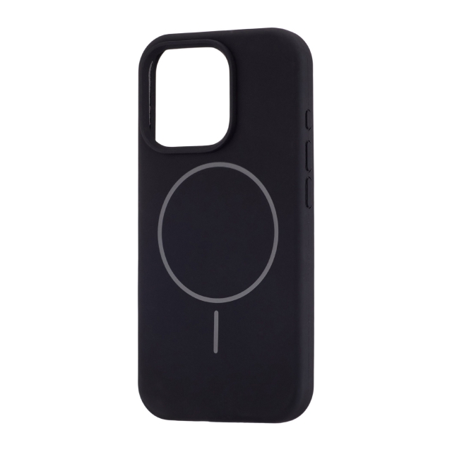 Чехол Silicone Case Full Cover with MagSafe iPhone 16 Pro Black