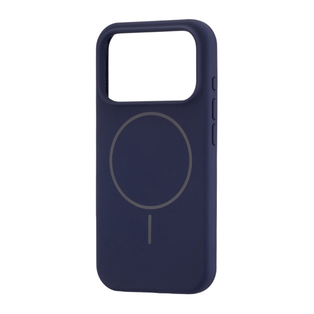 Чохол Silicone Case Full Cover with MagSafe iPhone 17 Pro Blue