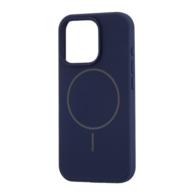 Чехол Silicone Case Full Cover with MagSafe iPhone 16 Pro Blue