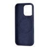 Чехол Silicone Case Full Cover with MagSafe iPhone 16 Pro Blue