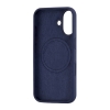 Чехол Silicone Case Full Cover with MagSafe iPhone 16 Blue
