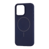 Чехол Silicone Case Full Cover with MagSafe iPhone 15 Pro Max Blue