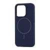 Чехол Silicone Case Full Cover with MagSafe iPhone 15 Pro Blue