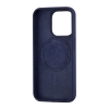 Чехол Silicone Case Full Cover with MagSafe iPhone 15 Pro Blue